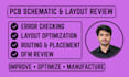 review and optimize your pcb schematic and layout