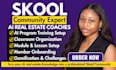 setup skool community for ai real estate coaches and training programs