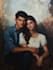 unique oil painting portrait