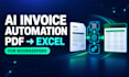 automate invoice data extraction to excel for bookkeepers
