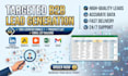 do targeted b2b lead generation, prospect email list