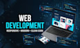 create a modern responsive HTML CSS landing page