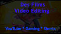 edit your youtube videos and gaming content