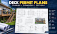 design deck plans, deck framing, deck drawings and construction drawings