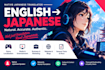 provide professional japanese translation and localization