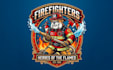 make firefighter mascot logo design with 1 day delivery