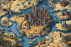 make fantasy map illustration