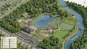 create park map, illustrated map, visitor map wayfinding map and site plan