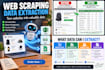 do web scraping, data extraction