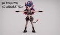 do 3d stylized character rigging and animation in blender unreal engine