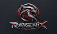 design modern 3d eagle, raven, phoenix, gaming mascot, and tech logo
