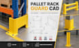 model pallet rack guards, warehouse safety barriers and fabrication cad
