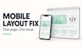 fix one mobile layout issue on your existing website