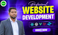 do custom website development and full stack web development