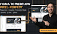build responsive figma to webflow website