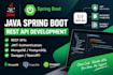 develop a rest API using java spring boot