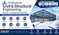 be a civil and structural engineering, design, analysis and drawing, calculation