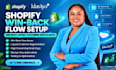 setup shopify winback flow in klaviyo