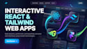 build interactive react web applications with tailwind, gsap, and motion