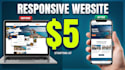 build responsive websites with HTML, CSS, bootstrap and javascript