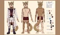 draw a custom furry ref sheet, fursona, anthro character design