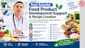 do custom food recipes formulation, for product development