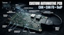 custom automotive diagnostic pcb and vehicle communication interface