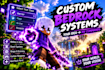 create custom minecraft bedrock command systems