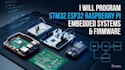 program stm32 esp32 raspberry pi embedded systems and firmware