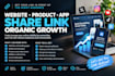 share link website product app share link active 2m share link organic promotion