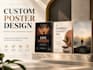 design a professional custom poster