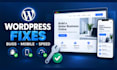 fix wordpress issues, bugs, and mobile responsiveness