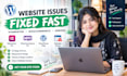 fix website issues elementor woocommerce and wordpress errors