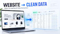 scrape websites and deliver clean structured data