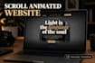 build a scroll animation website with cinematic video effects