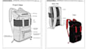 design fashion bag tech pack and backpack prototype sample for manufacturing