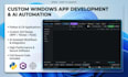 develop custom python desktop app and ai automation