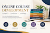 develop online courses, elearning content and course curriculum