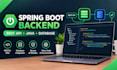 build secure java spring boot backend, rest API
