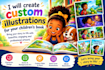 create colourful illustrations for your childrens book