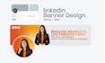 design a professional linkedin banner for your profile