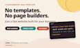 build a custom coded website for your small business