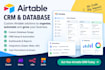 build airtable crm database softr portal and airtable workflow automation