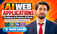 develop an ai web application for your startup