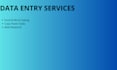 do data entery and virtual assistent tasks