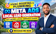 hvac roofing plumbing facebook ads local lead generation meta pixel tracking