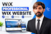 design a professional wix website