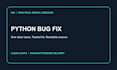 fix one bug in your python script