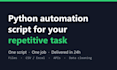 write a custom python automation script that fixes your repetitive task