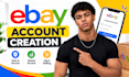 open ebay seller account, ebay account creation